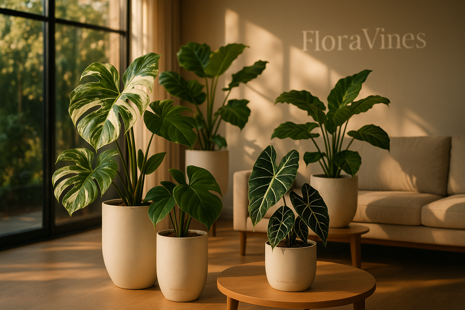 Stunning hero image for FloraVines store