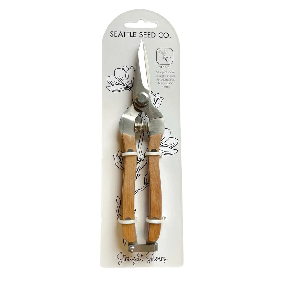 Wood-handled straight garden shears from FloraVines New Arrivals