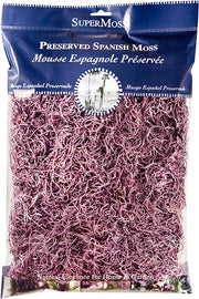 SuperMoss Preserved Spanish Moss – Hunter, Black & Dusty Rose – Dusty Rose
