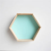 Hexagonal Wall Shelf – Green / 1