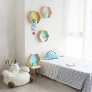 Hexagonal Wall Shelf – Pink / 1