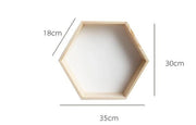 Hexagonal Wall Shelf – White / 1
