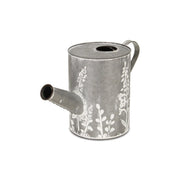Galvanized Metal Flowers HPainted Decorative Watering Can