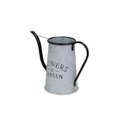 Galvanized Metal Flowers Garden Decorative Watering Can