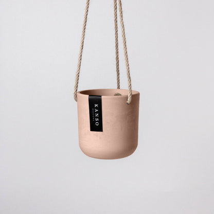 4" Signature Stone Hanging Planter Pot