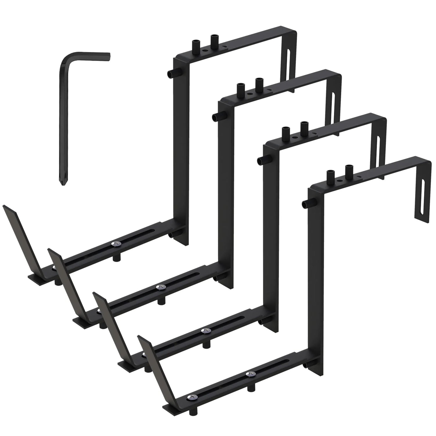 4Pcs Adjustable Planter Box