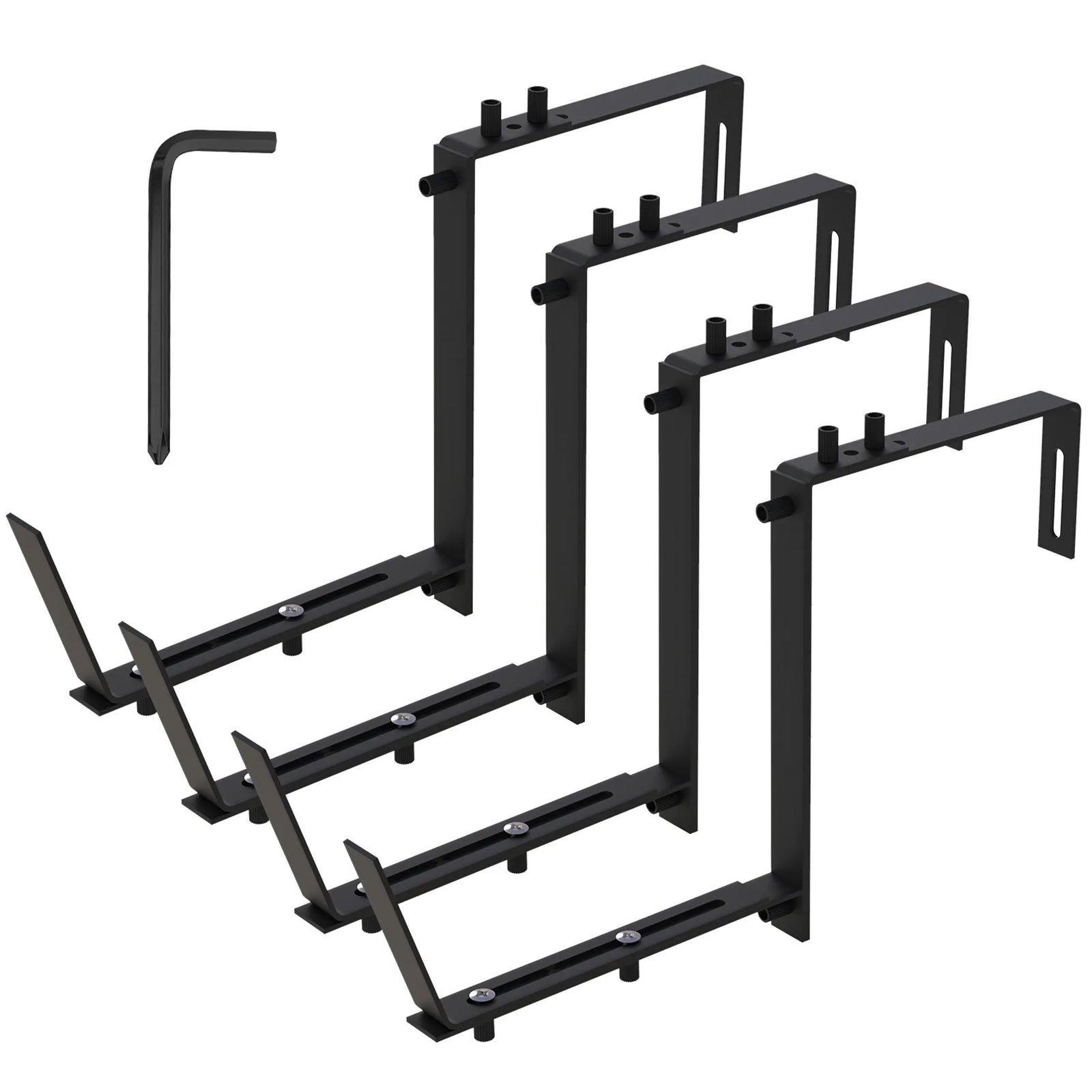 4Pcs Adjustable Planter Box