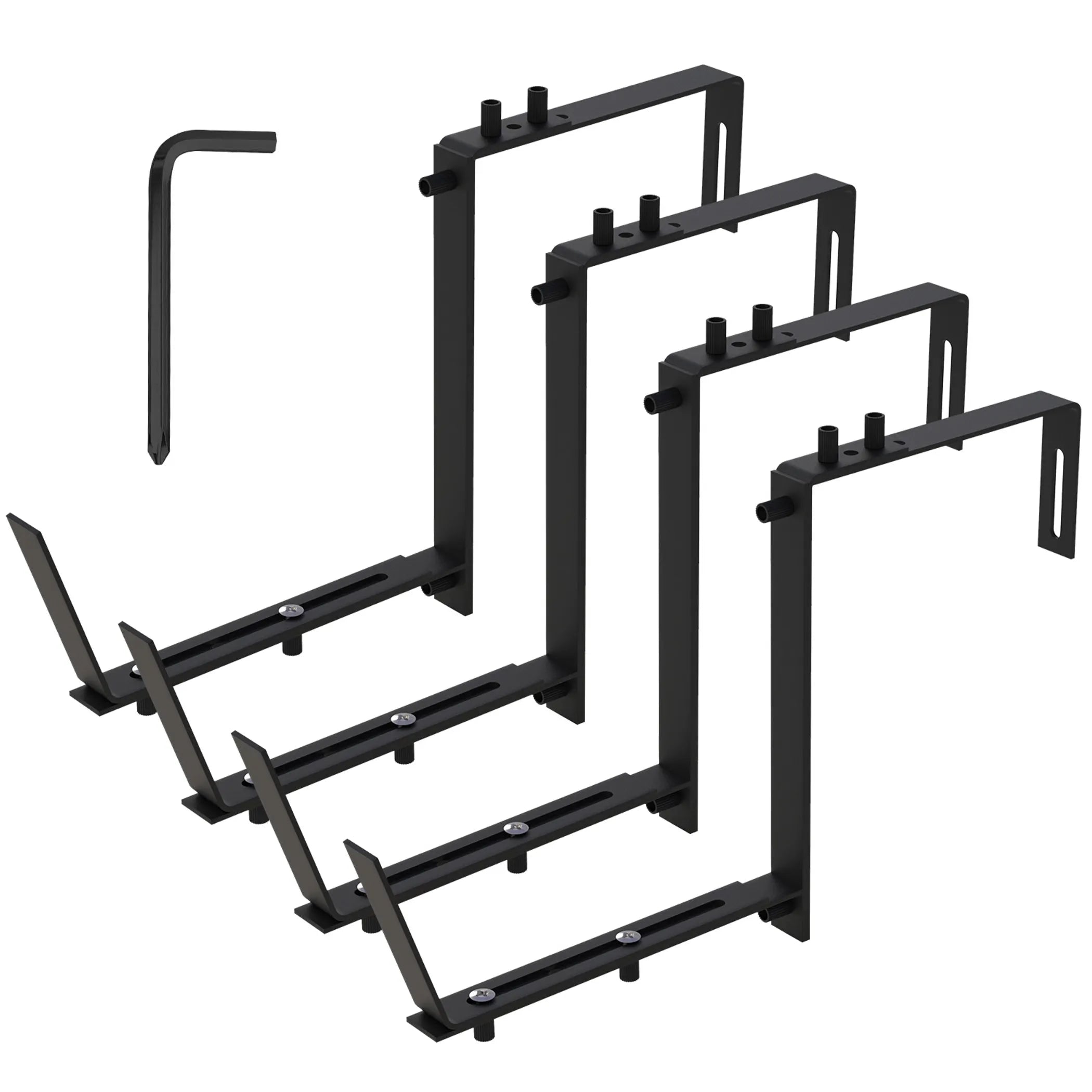 4Pcs Adjustable Planter Box
