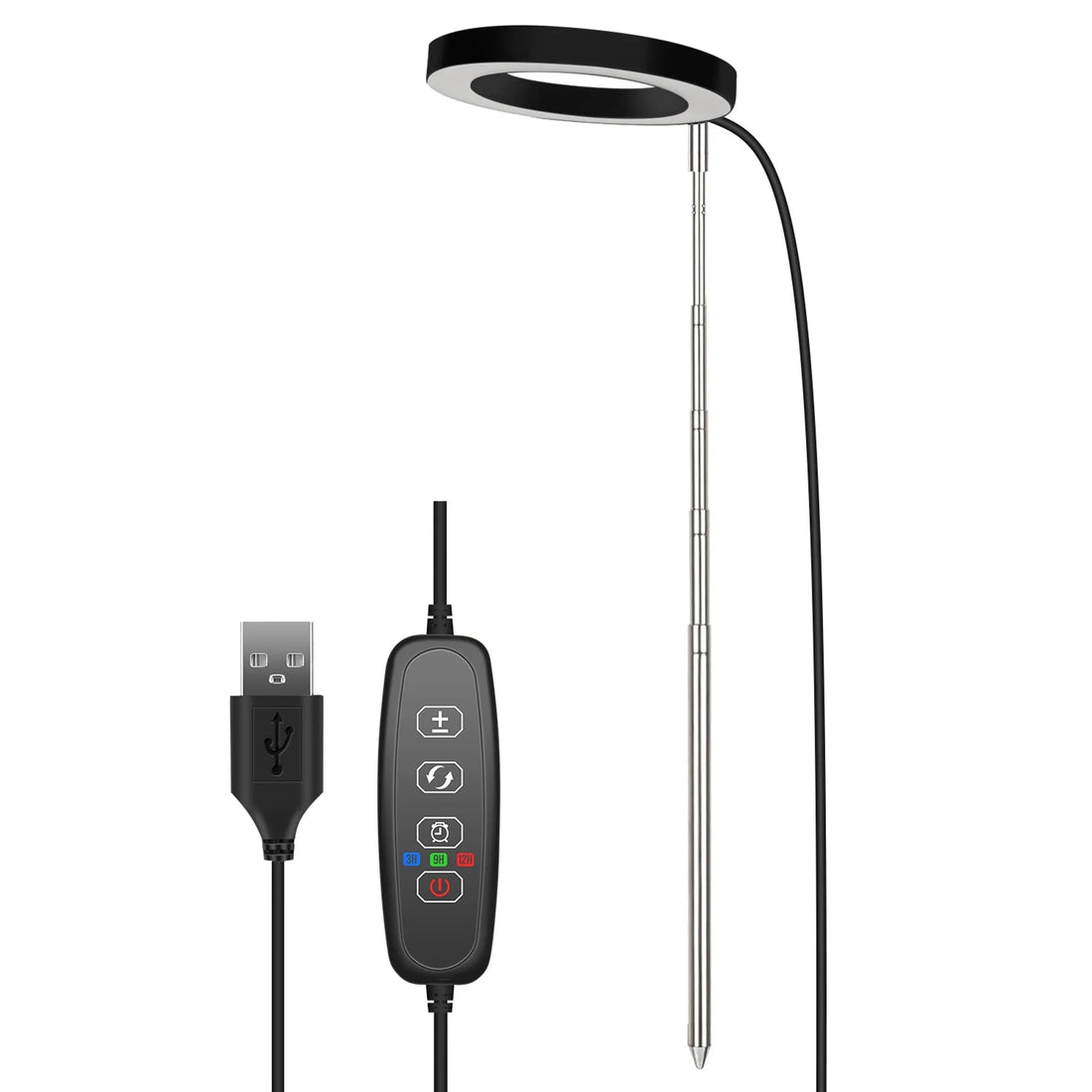 Plant Grow Light LED Full Spectrum Circle Growing Lamp – White / 1