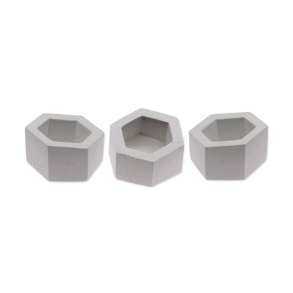 Hexagonal Cement Planter