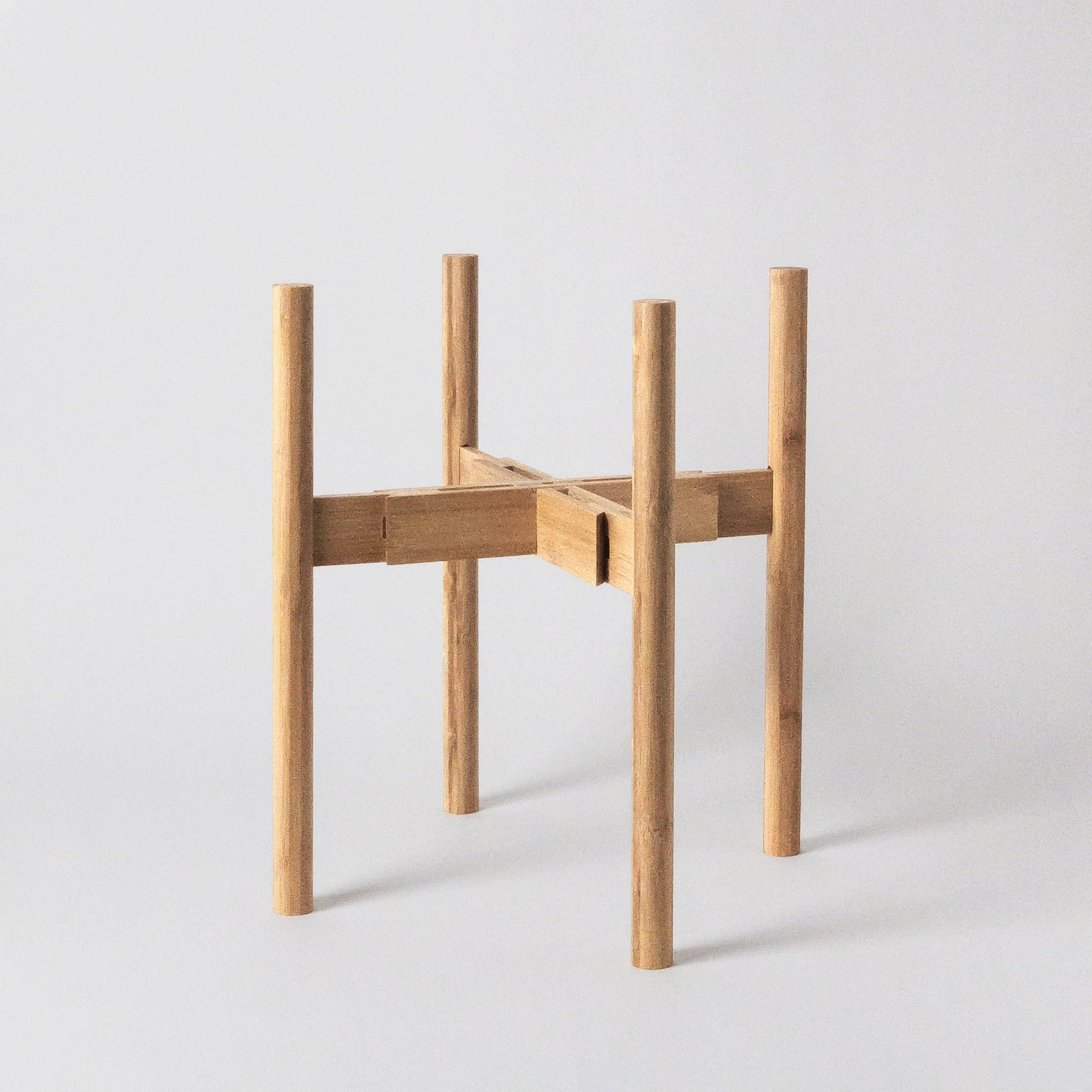 Adjustable Bamboo Plant Stand – Default Title