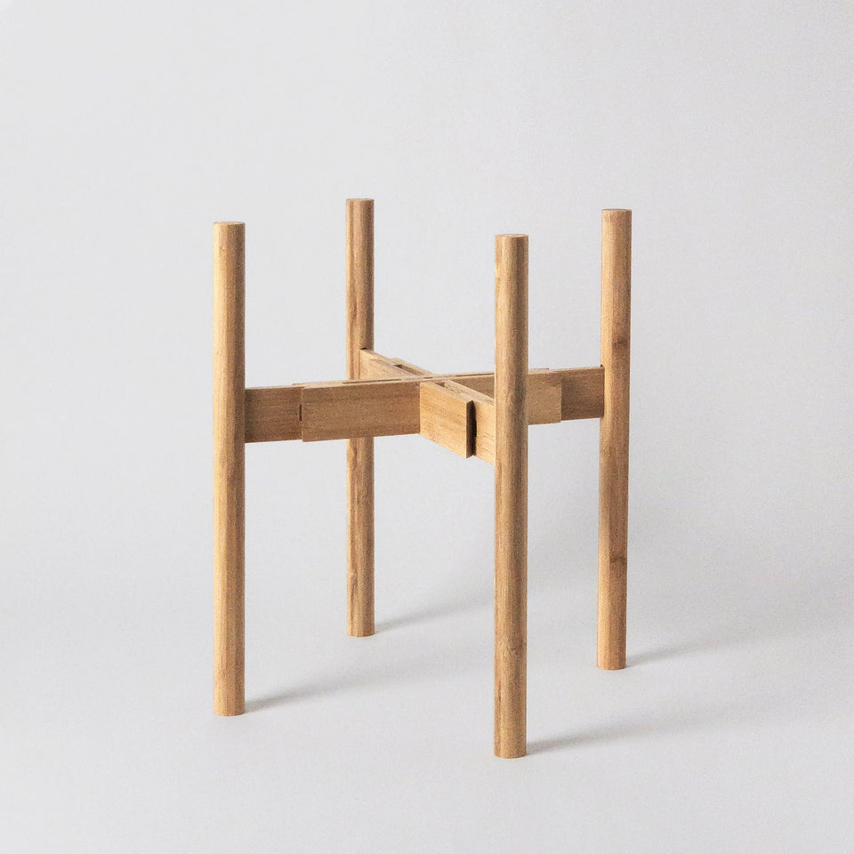 Adjustable Bamboo Plant Stand – Default Title