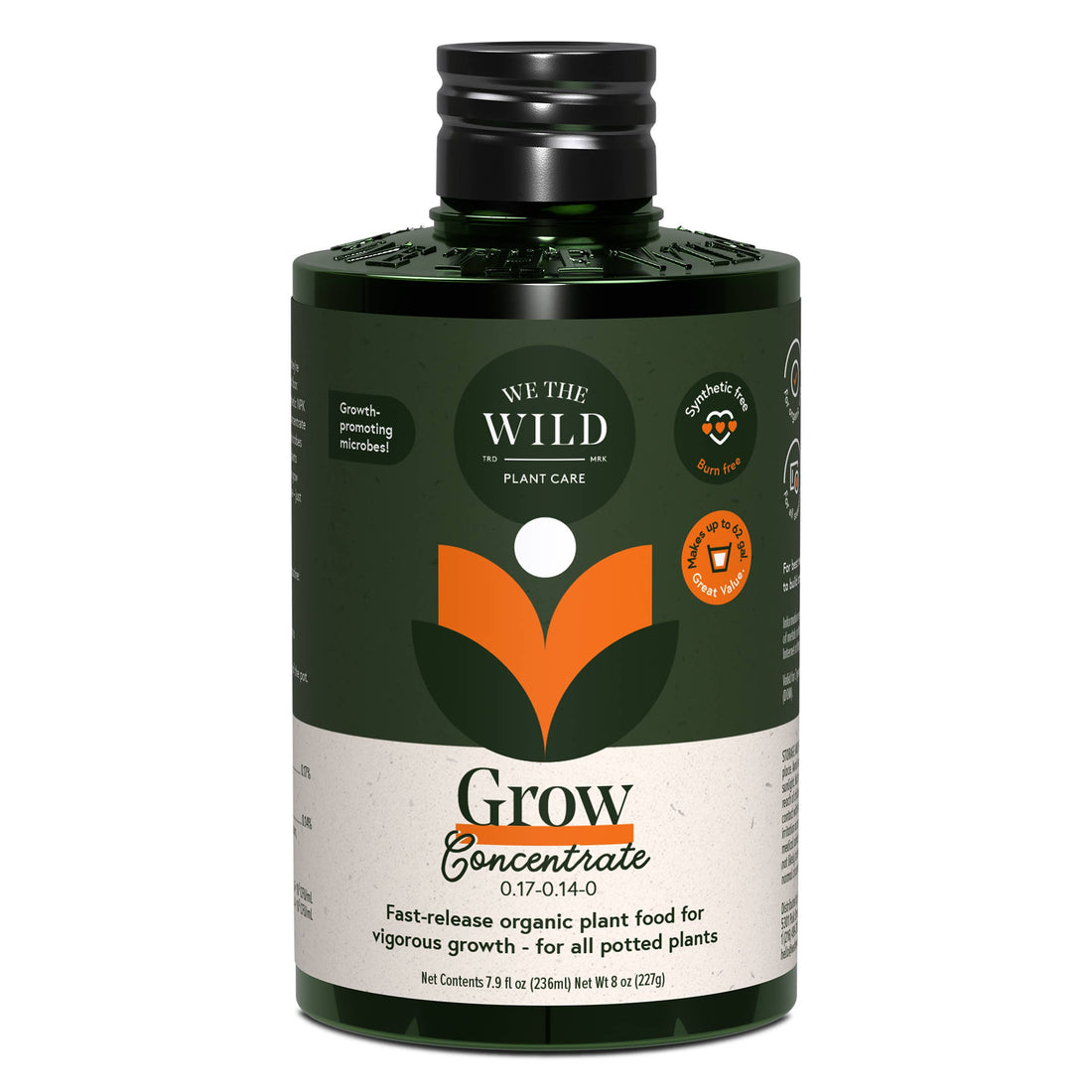 Grow Organic Plant Food Concentrate – 8 oz