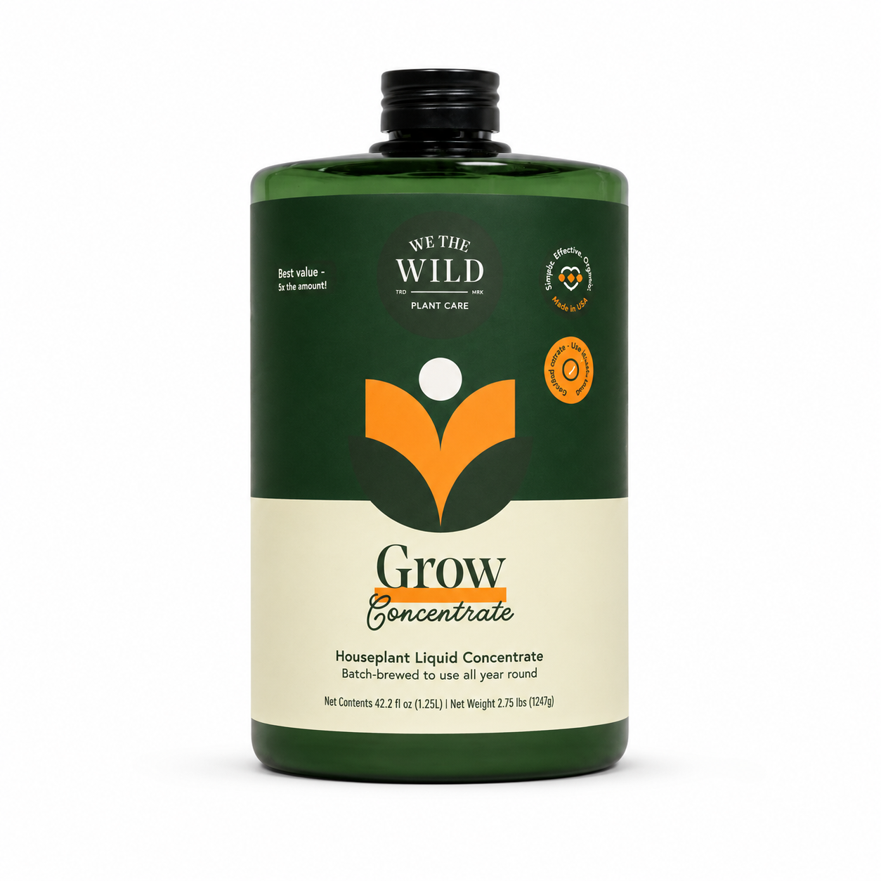 We The Wild Plant Care USA Value Size Grow Concentrate – 42 fl oz – Default Title