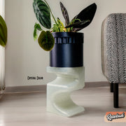 Plant Stand for Indoor Plant Pots - Perfect for House Plants and Plant Lovers, Gift for Plant Lover, Art Deco Planter Stands, Contour