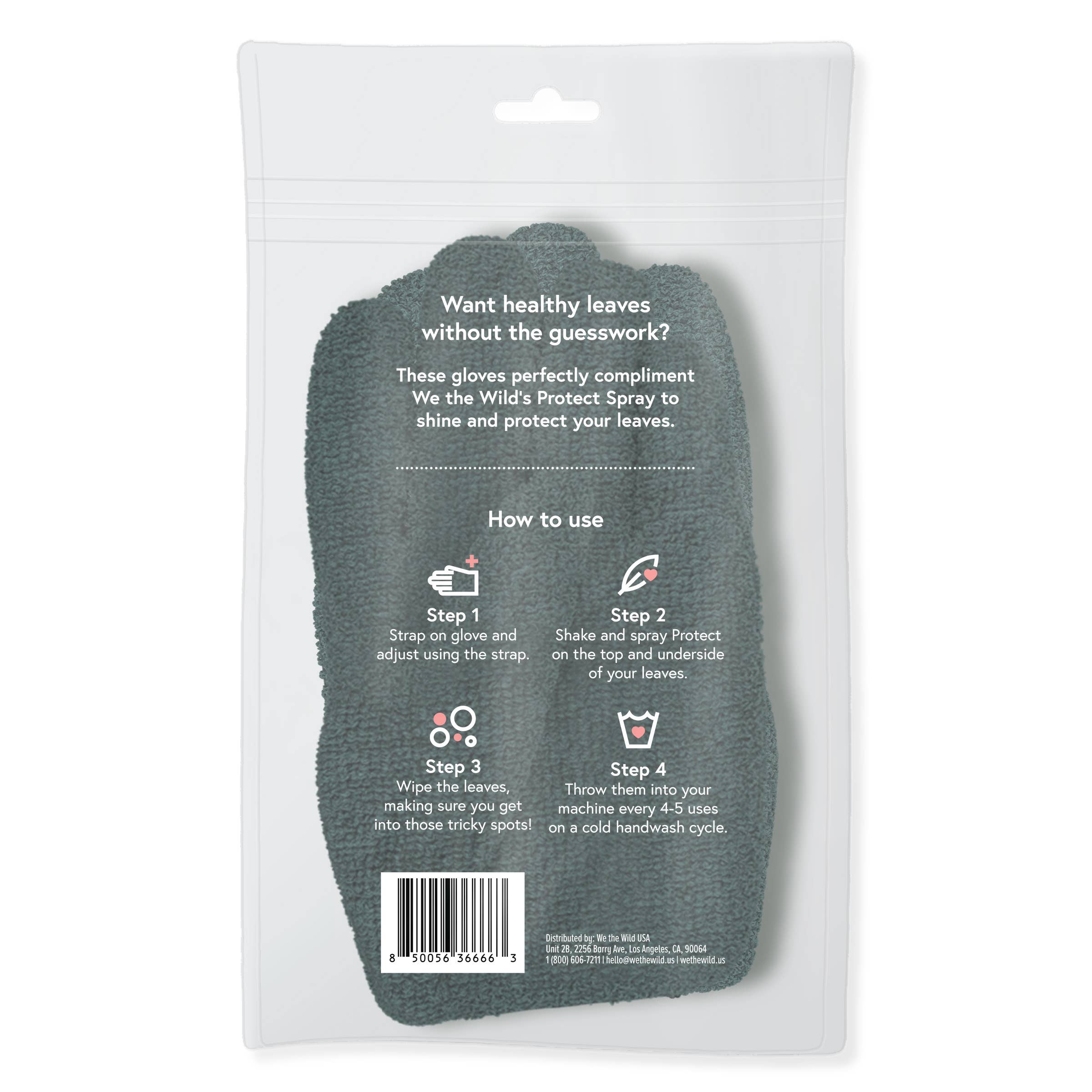 Microfiber Leaf Cleaning Gloves – Green