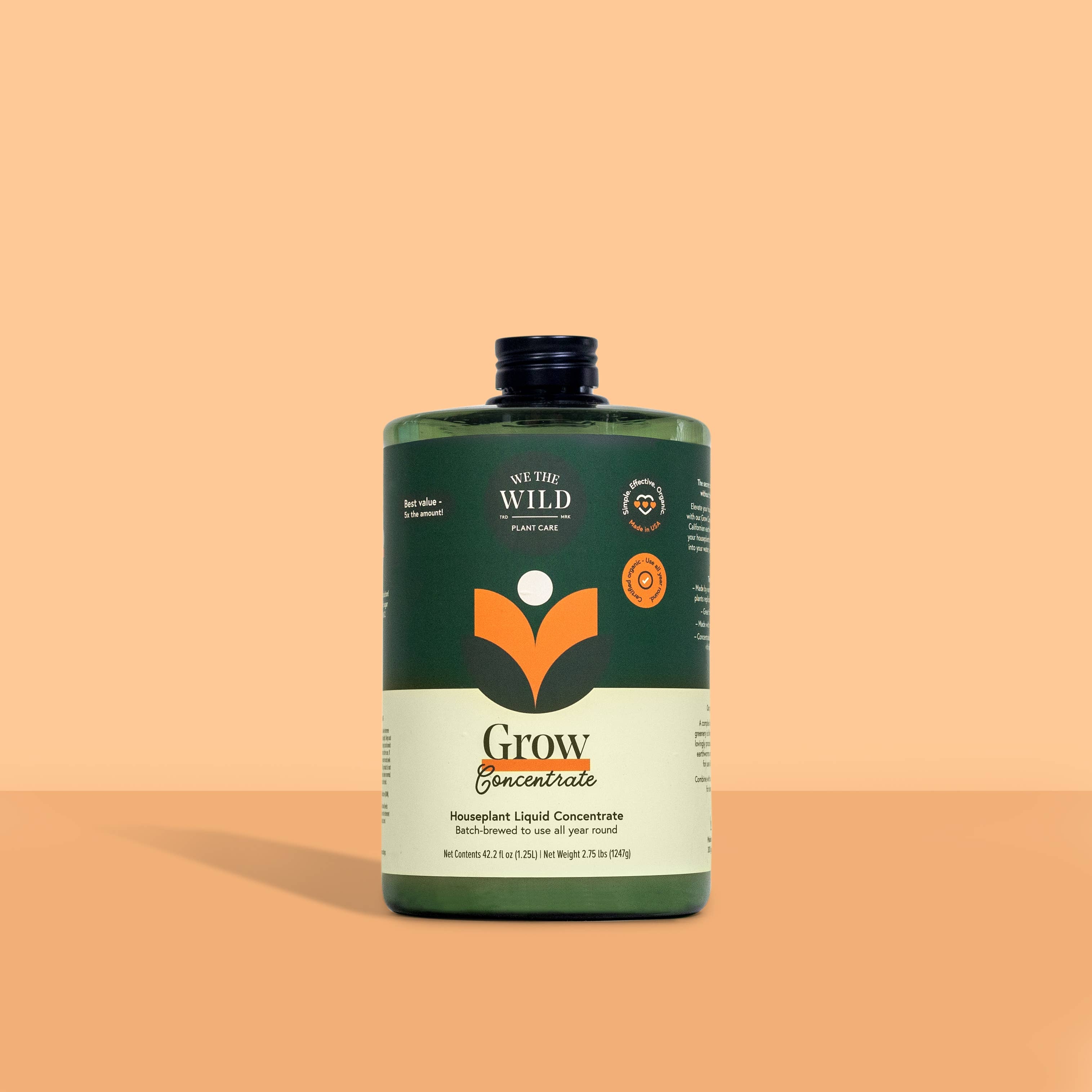 We The Wild Plant Care USA Value Size Grow Concentrate – 42 fl oz