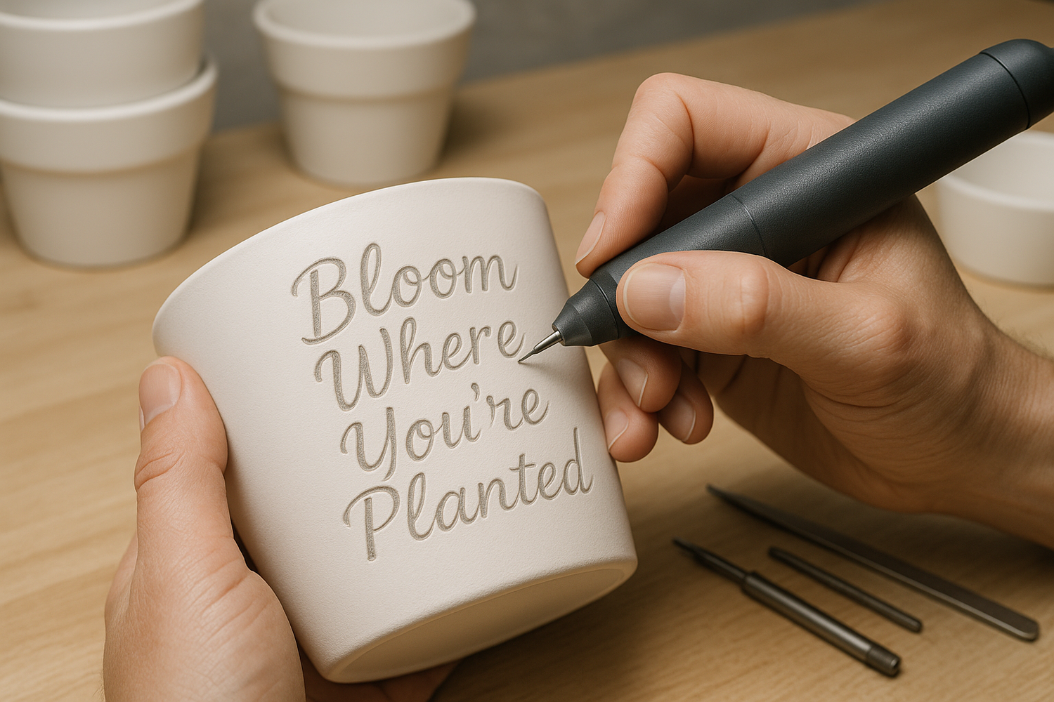 Custom engraving process