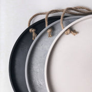 10" Signature Stone Hanging Tray – White Stone