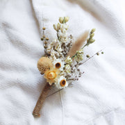 Blush Strawflower Dried Flowers Bouquet