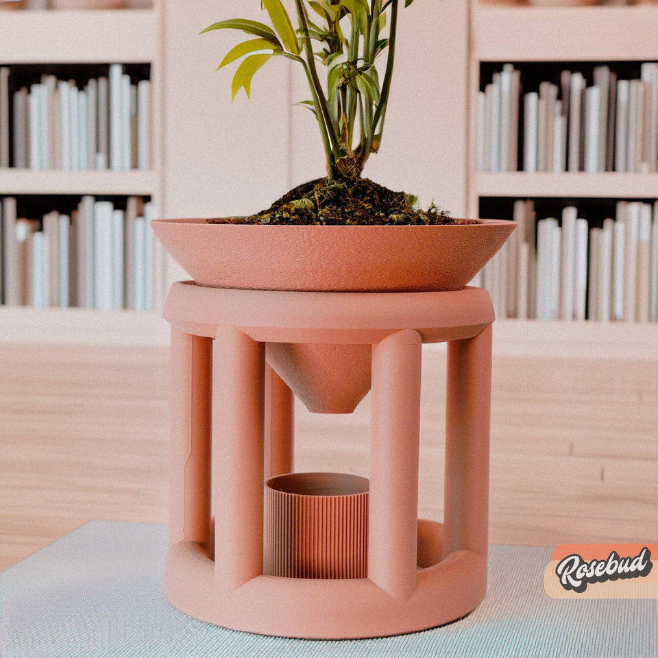 Conduit Plant Stand with Planter &amp; Catch
