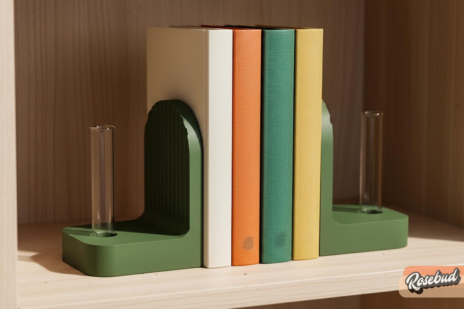 Ribbed Modern Bookend